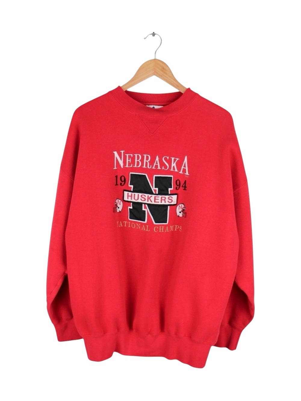 Vintage 1994 Nebraska Huskers National Champs Sweatshirt XXL Red